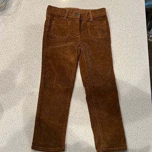 NWT Crewcuts-  corduroy girls pants size 5